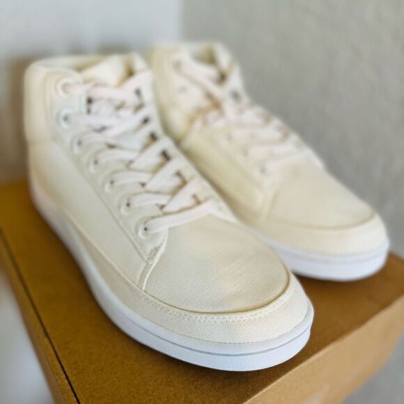 Allbirds Pacer Canvas Mid Top Retro Woman's Sneaker, Natural White, Size 9, NWT - Picture 6 of 16